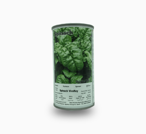 Spinach Virofalay Seeds Tin