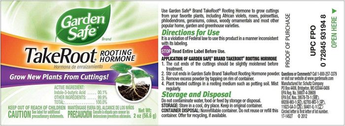 Garden Safe TakeRoot Rooting Hormone