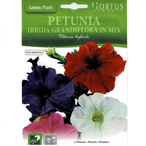 Petunia Mix "Petunia Ibrida Grandiflora In Mix" Premium Quality Seeds by Hortus Green Souq