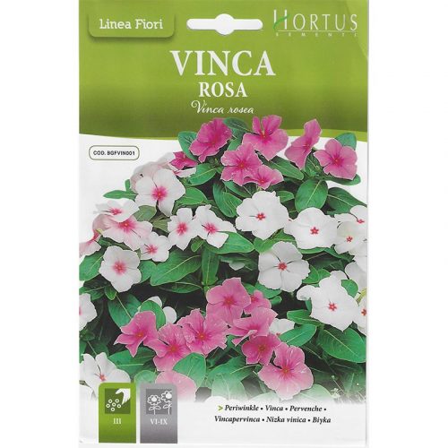 Periwinkle Mix "Vinca Rosa" Premium Quality Seeds by Hortus Green Souq